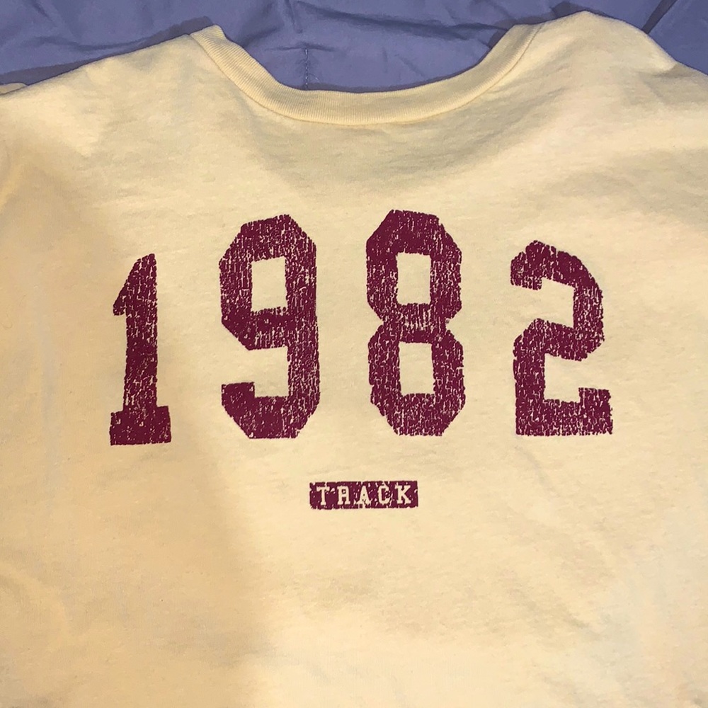cotton on vintage yellow crop top